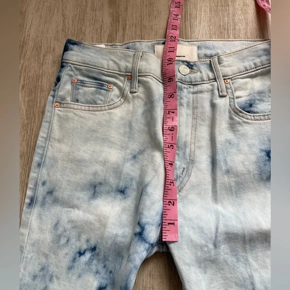 New Mother Superior Insider Ankle Fray In A Tizzy Tie Dye Jeans Size 28